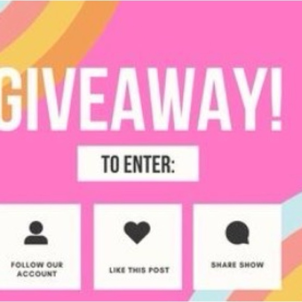 Colorful Giveaway Entry Poster